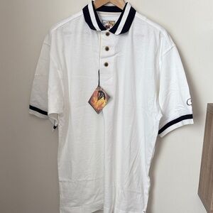 Cutter & Buck White Polo with Black Trim